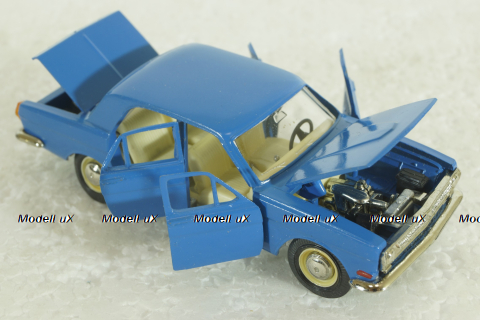 Газ-24, синий, июнь 86г.,  Тантал/Радон 1:43