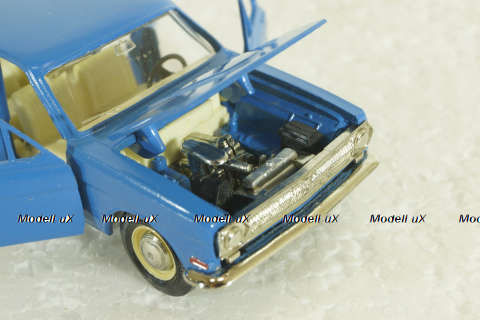 Газ-24, синий, июнь 86г.,  Тантал/Радон 1:43