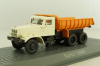Краз-256Б самосвал, бежевый/оранжевый, АА638, Direkt Collections 1:72