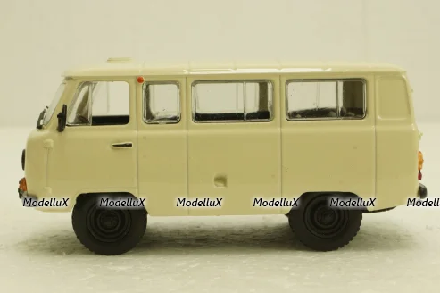 Уаз-452В, бежевый, Автолегенды СССР №16, 1:43