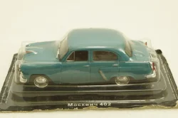 Москвич-402, голубой, Автолегенды СССР №68, 1:43