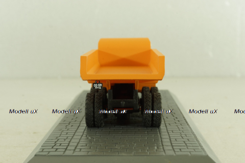 Краз-256Б самосвал, бежевый/оранжевый, АА638, Direkt Collections 1:72