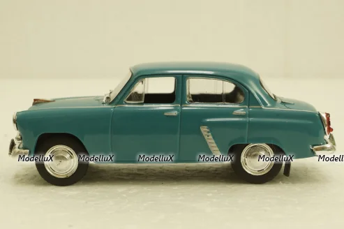 Москвич-402, голубой, Автолегенды СССР №68, 1:43