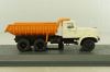 Краз-256Б самосвал, бежевый/оранжевый, АА638, Direkt Collections 1:72