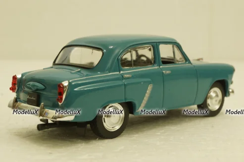 Москвич-402, голубой, Автолегенды СССР №68, 1:43