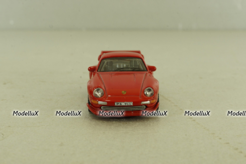 Porsche 911 GT2 (993) 1996, red, Schuco 1:72