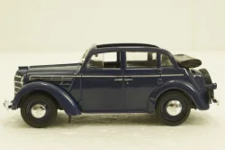 Москвич-400-420А, кабриолет, синий, Автолегенды СССР №6, 1:43
