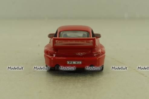 Porsche 911 GT2 (993) 1996, red, Schuco 1:72