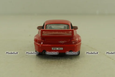 Porsche 911 GT2 (993) 1996, red, Schuco 1:72