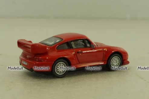 Porsche 911 GT2 (993) 1996, red, Schuco 1:72