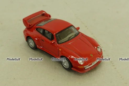 Porsche 911 GT2 (993) 1996, red, Schuco 1:72