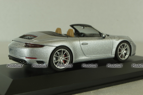 Porsche 911 (991) Carrera S Cabriolet, silver, WAP0201260G, Herpa 1:43