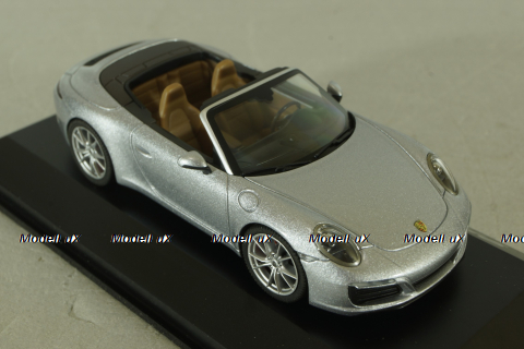 Porsche 911 (991) Carrera S Cabriolet, silver, WAP0201260G, Herpa 1:43
