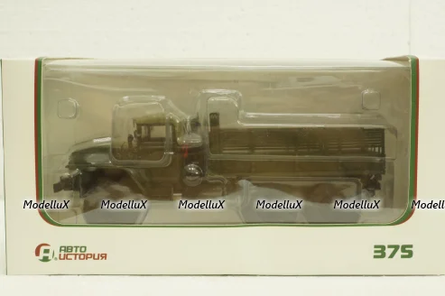 Урал-375, бортовий, хакі, АвтоИстория 1:43