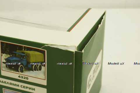 Урал-375, бортовий, хакі, АвтоИстория 1:43