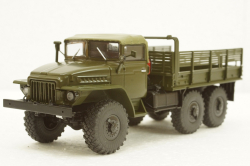Урал-375, бортовий, хакі, АвтоИстория 1:43