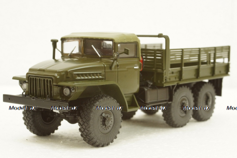 Урал-375, бортовий, хакі, АвтоИстория 1:43