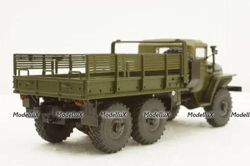 Урал-375, бортовий, хакі, АвтоИстория 1:43