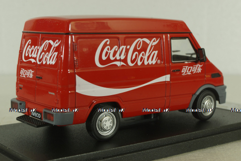Iveco Turbodaily 40-10 Coca-Cola 1996, red, Sunyork Model 1:43