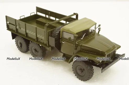 Урал-375, бортовий, хакі, АвтоИстория 1:43