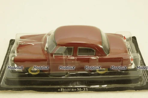 Газ-М21 Волга, красная, (Запакованный) Автолегенды СССР №37, 1:43