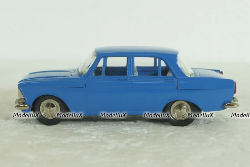 Москвич-412, синий, февраль 92г., Тантал/Радон 1:43