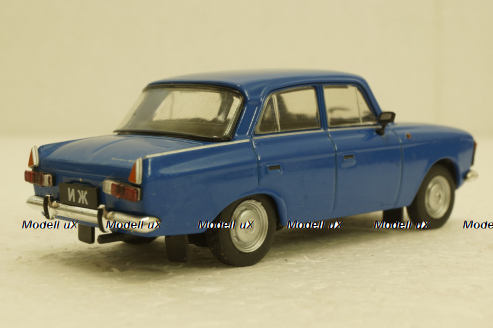Иж-412-028, синий, (Запечатанный) Автолегенды СССР №85, 1:43