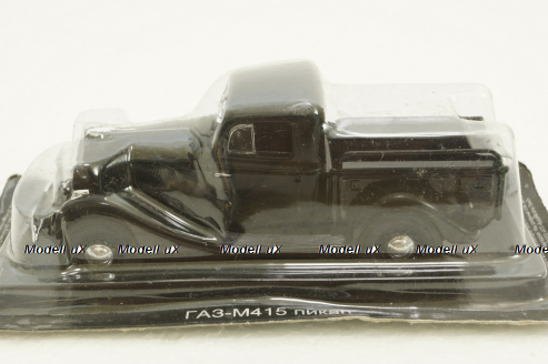 Газ-М415 Пикап, черный, Автолегенды СССР №80, 1:43 С журналом!