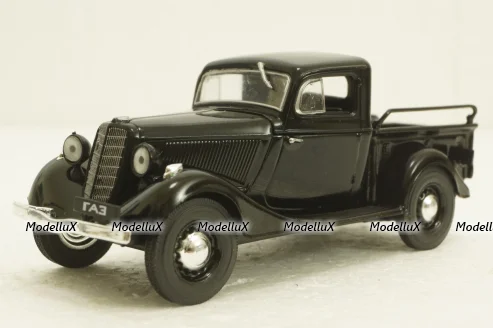 Газ-М415 Пикап, черный, Автолегенды СССР №80, 1:43 С журналом!