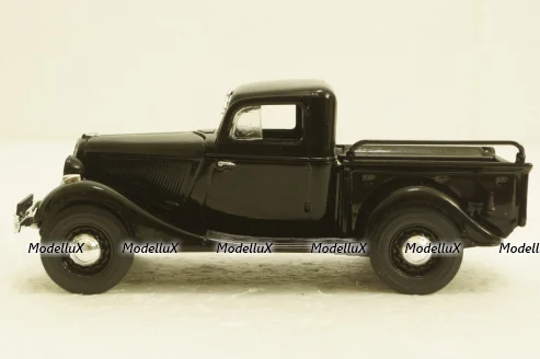 Газ-М415 Пикап, черный, Автолегенды СССР №80, 1:43 С журналом!