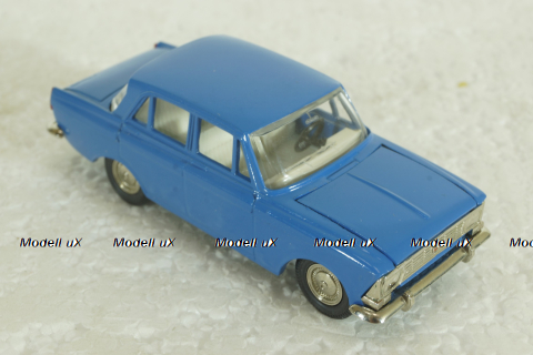Москвич-412, синий, февраль 92г., Тантал/Радон 1:43