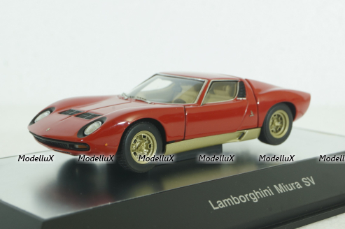 Lamborghini Miura SV 1971, red, 54543, AutoArt 1:43