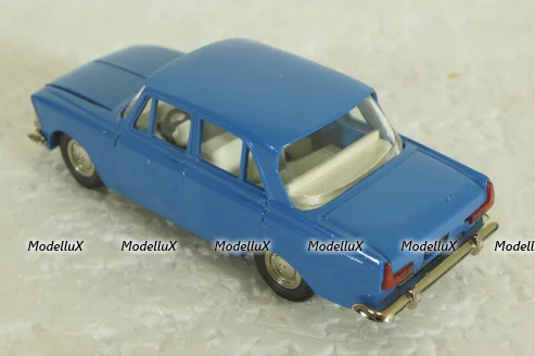 Москвич-412, синий, февраль 92г., Тантал/Радон 1:43