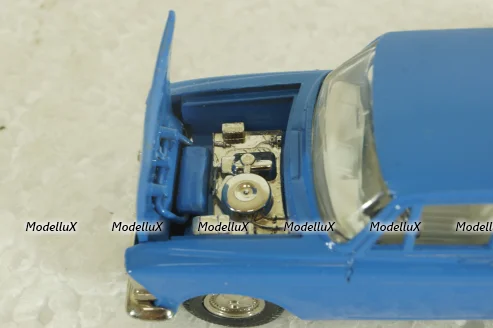Москвич-412, синий, февраль 92г., Тантал/Радон 1:43