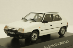 Skoda Favorit GLX 1988, white, KALEIDOSKOP SKODA (DeAgostini) 1:43 Уценка!