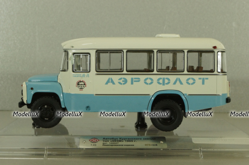 Кавз-685М, 1985г., автобус Аэрофлот, 168507, Dip Models 1:43