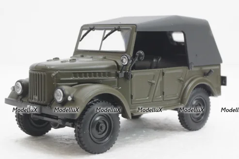 Газ-69А, хаки, Автолегенды СССР №55, 1:43