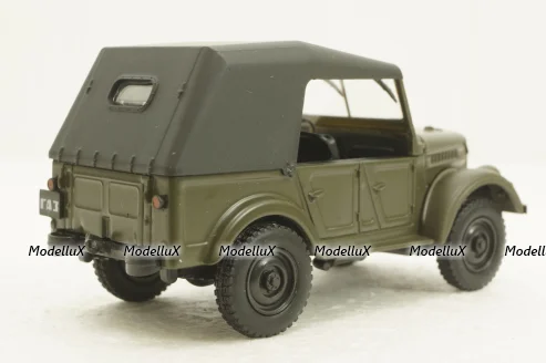 Газ-69А, хаки, Автолегенды СССР №55, 1:43