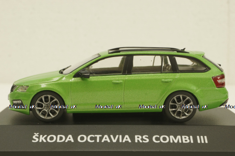 Skoda Octavia RS Combi III, 2013 green, KALEIDOSKOP SKODA (DeAgostini) 1:43