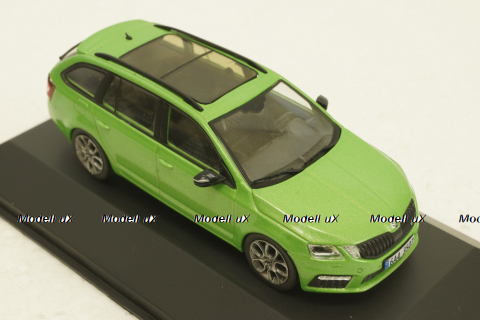 Skoda Octavia RS Combi III, 2013 green, KALEIDOSKOP SKODA (DeAgostini) 1:43