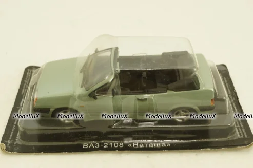 Ваз-2108 Наташа, зеленый, Автолегенды СССР №111, 1:43