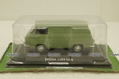 Skoda 1203 Van 1968, green, KALEIDOSKOP SKODA (DeAgostini) 1:43