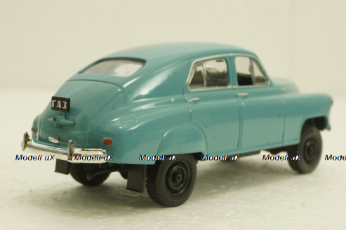 Газ-М72, голубой, Автолегенды СССР №28, 1:43