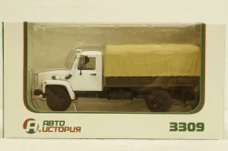Газ-3309 бортовой с тентом, АвтоИстория 1:43