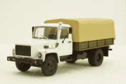 Газ-3309 бортовой с тентом, АвтоИстория 1:43