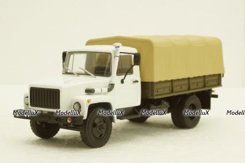 Газ-3309 бортовой с тентом, АвтоИстория 1:43 Уценка!
