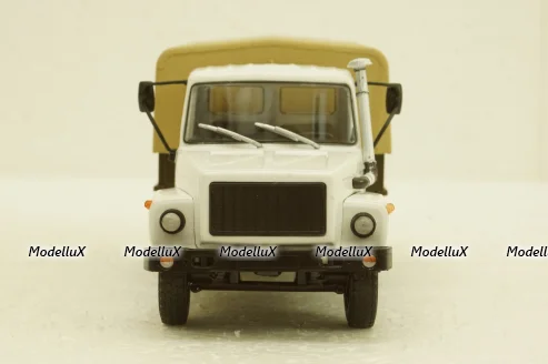 Газ-3309 бортовой с тентом, АвтоИстория 1:43 Уценка!