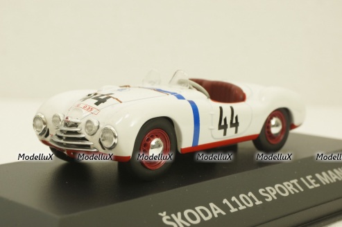 Skoda 1101 sport Le Mans #44 1950, KALEIDOSKOP SKODA (DeAgostini) 1:43