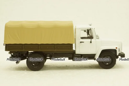 Газ-3309 бортовой с тентом, АвтоИстория 1:43 Уценка!