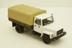 Газ-3309 бортовой с тентом, АвтоИстория 1:43